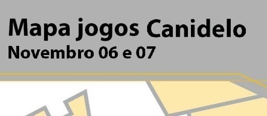 Mapa Jogos Canidelo – 6 e 7 de Novembro